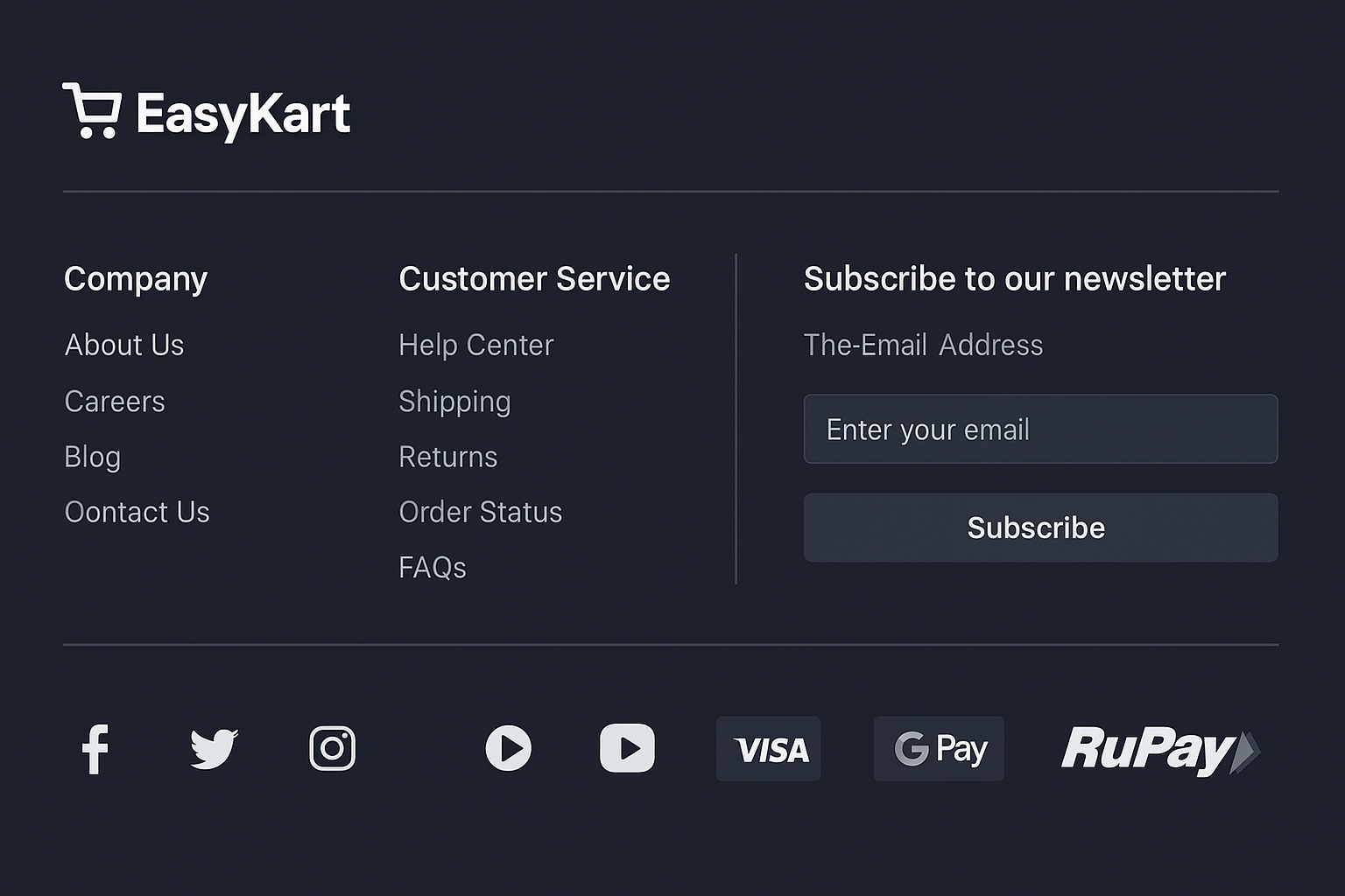 Make a image for my footer 